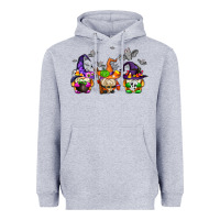 Heather Grey halloween gnomes Heavyweight Hoodie - AdoDesignShop