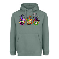 Sage halloween gnomes Heavyweight Hoodie - AdoDesignShop