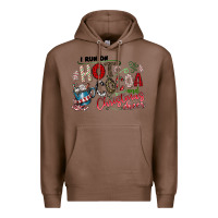 Chestnut I Run Hot Cocoa And Christmas Cheer Premium Hoodie - CowhideDigitalArt