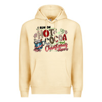 Pina Colada I Run Hot Cocoa And Christmas Cheer Premium Hoodie - CowhideDigitalArt