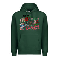 Sports Green I Run Hot Cocoa And Christmas Cheer Premium Hoodie - CowhideDigitalArt
