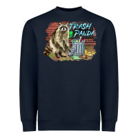 Navy raccoon trash panda Heavyweight Sweatshirt - BarkalooDesign