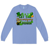 Colony Blue Let the shenanigans begin St. Patricks Day Long Sleeve Tee - FaDigitalArtStudio