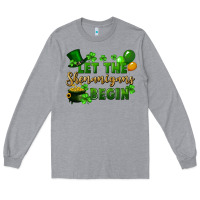 Heather Grey Let the shenanigans begin St. Patricks Day Long Sleeve Tee - FaDigitalArtStudio