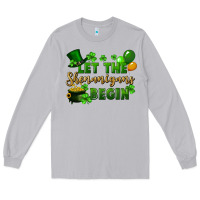 Moon Dust Let the shenanigans begin St. Patricks Day Long Sleeve Tee - FaDigitalArtStudio