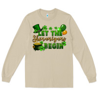 Mushroom Let the shenanigans begin St. Patricks Day Long Sleeve Tee - FaDigitalArtStudio