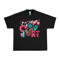 Black rt respiratory therapist hearts Urban Heavy Tee - Jasminsmagicworld