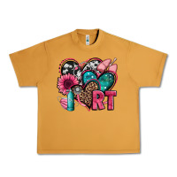 Peanut Butter rt respiratory therapist hearts Urban Heavy Tee - Jasminsmagicworld