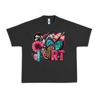 Pigment Black rt respiratory therapist hearts Urban Heavy Tee - Jasminsmagicworld