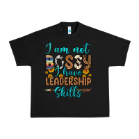 Black i am not bossy i have leadership skills Urban Heavy Tee - OliviaCreatesArt