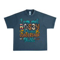 Midnight Navy i am not bossy i have leadership skills Urban Heavy Tee - OliviaCreatesArt