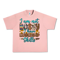 Salmon i am not bossy i have leadership skills Urban Heavy Tee - OliviaCreatesArt