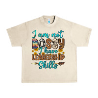Sandshell i am not bossy i have leadership skills Urban Heavy Tee - OliviaCreatesArt