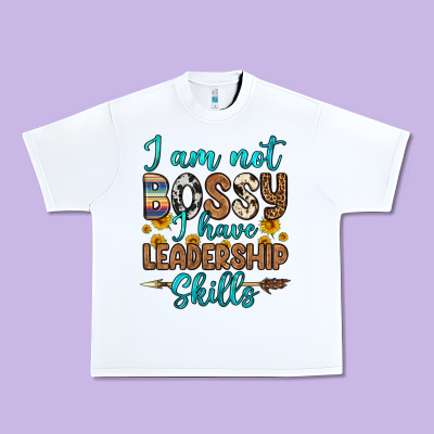 I Am Not Bossy I Have Leadership Skills Urban Heavy Tee Designed By Oliviacreatesart