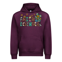 Mauve Wine faith is essential Urban Hoodie - JahusDesignShop