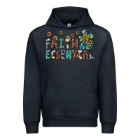 Navy faith is essential Urban Hoodie - JahusDesignShop