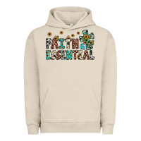 Pigment French Oak faith is essential Urban Hoodie - JahusDesignShop