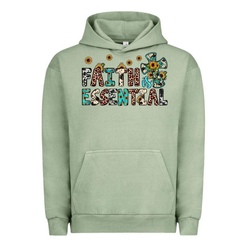 Faith Is Essential Urban Hoodie by JahusDesignShop | Teevron