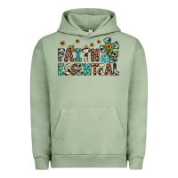 Pigment Oil Green faith is essential Urban Hoodie - JahusDesignShop
