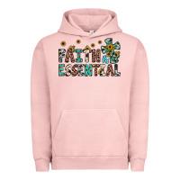 Pigment Salmon faith is essential Urban Hoodie - JahusDesignShop