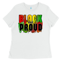 Black And Proud Ladies Tee | Teevron