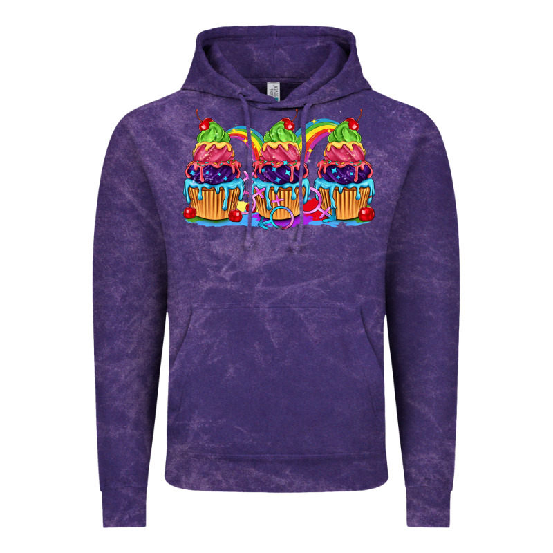 Pride Cupcake Vintage Hoodie by FaDigitalArtStudio | Teevron