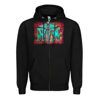 Black registered medical symbol nurse background Zipper Hoodie - BarkalooDesign
