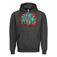 Charcoal Heather registered medical symbol nurse background Zipper Hoodie - BarkalooDesign