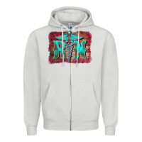 Dove Grey registered medical symbol nurse background Zipper Hoodie - BarkalooDesign