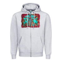Heather Grey registered medical symbol nurse background Zipper Hoodie - BarkalooDesign
