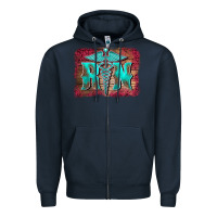 Navy registered medical symbol nurse background Zipper Hoodie - BarkalooDesign