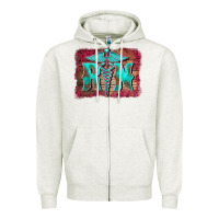 Oatmeal Heather registered medical symbol nurse background Zipper Hoodie - BarkalooDesign