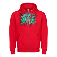 Red registered medical symbol nurse background Zipper Hoodie - BarkalooDesign