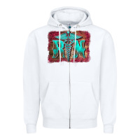 White registered medical symbol nurse background Zipper Hoodie - BarkalooDesign