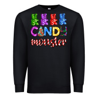 Black candy monster with jelly bear Premium Sweatshirt - AdoDesignShop