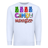 White candy monster with jelly bear Premium Sweatshirt - AdoDesignShop