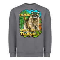 Storm raccoon home is where the trash is Heavyweight Sweatshirt - BarkalooDesign
