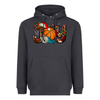Smoke joy with basketball and santa's hat Heavyweight Hoodie - AdoDesignShop