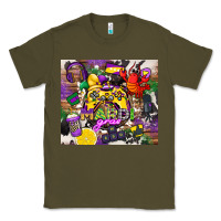 Army Green mardi gras gamer Classic Tee - CowGirlArtShop
