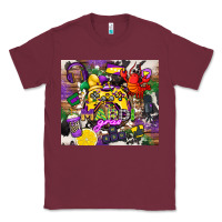 Burgundy mardi gras gamer Classic Tee - CowGirlArtShop