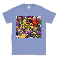 Colony Blue mardi gras gamer Classic Tee - CowGirlArtShop