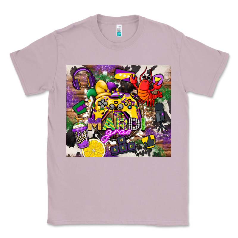Mardi Gras Gamer Classic Tee by CowGirlArtShop | Teevron