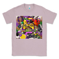Lilac mardi gras gamer Classic Tee - CowGirlArtShop