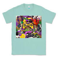 Seafoam mardi gras gamer Classic Tee - CowGirlArtShop