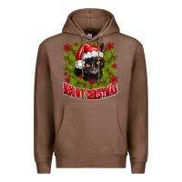 Chestnut meowy christmas Premium Hoodie - CowhideDigitalArt