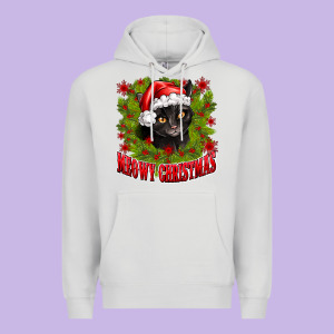 Meowy Christmas Premium Hoodie Designed By Cowhidedigitalart