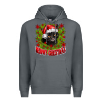Rock meowy christmas Premium Hoodie - CowhideDigitalArt