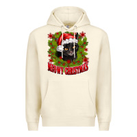 Sandshell meowy christmas Premium Hoodie - CowhideDigitalArt