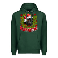 Sports Green meowy christmas Premium Hoodie - CowhideDigitalArt