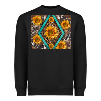 Black sunflower tumbler Heavyweight Sweatshirt - BarkalooDesign